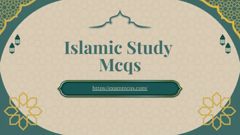 Islamic Studies Mcqs