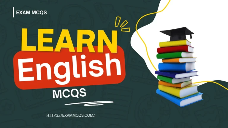 English Mcqs